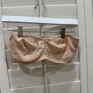 Lace Bandeau in Soft Pink